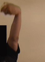 ������Ђ˂�c�J�[�u�̘r�̐U��4