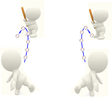 �i�b�N���J�[�u�̋O��