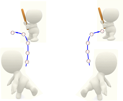 �Ђ˂�X���C�_�[�̋O��