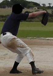 �e�C�N�o�b�N���̃O���u���̘r�̓���